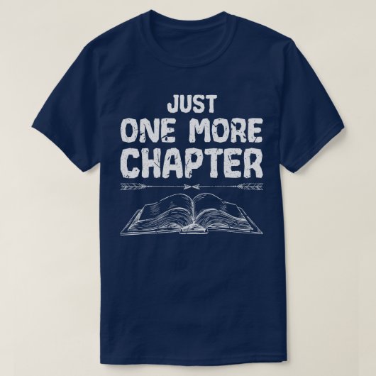 もう一おもしろい章読の本好き Tシャツ (デザイン正面)