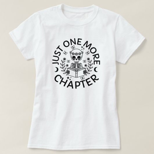 もう一おもしろい章読スケルトン Tシャツ (デザイン正面)