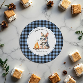 「もう一つのおもしろいになろう！」 バニーキャンピング1st誕生日 ペーパープレート