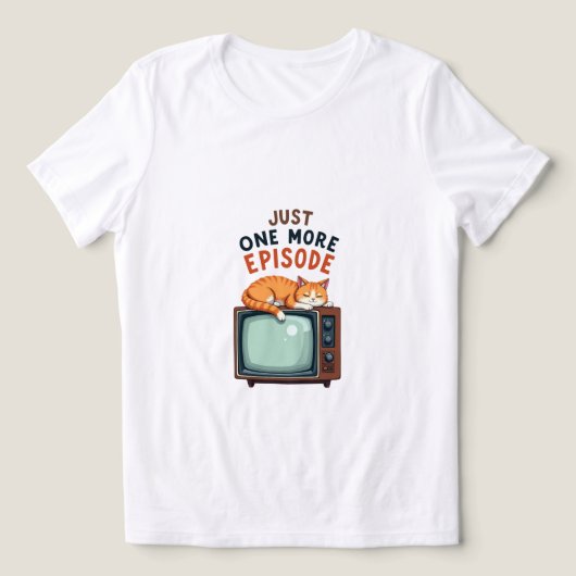 もう一つのエピソード – Cozy Cat & TVレトロデザイン トライブレンドＴシャツ (デザイン正面)