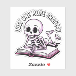 もう一つのチャプター – Cute 読 Skeleton シール