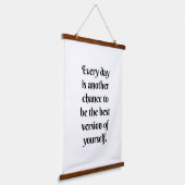 もう一つのチャンス木材トップウォールタペストリー 吊り下げ型タペストリー (傾斜あり)