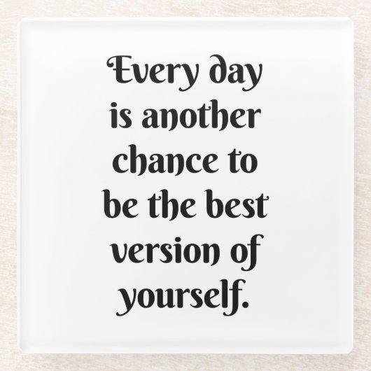 もう一つのチャンス・グラス・コースター ガラスコースター (正面)