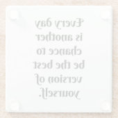 もう一つのチャンス・グラス・コースター ガラスコースター (裏面)