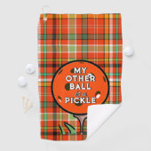 もう一つのボールはピクルゴルファーのオレンジピックボール ゴルフタオル (インサイチュ)