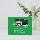 もう一つの乗り物は動くトラックだ ポストカード (スタンド正面)