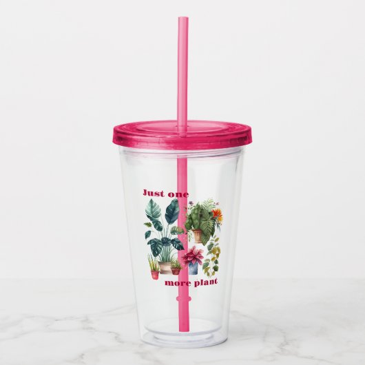 もう一つの植物 アクリルタンブラー (正面)