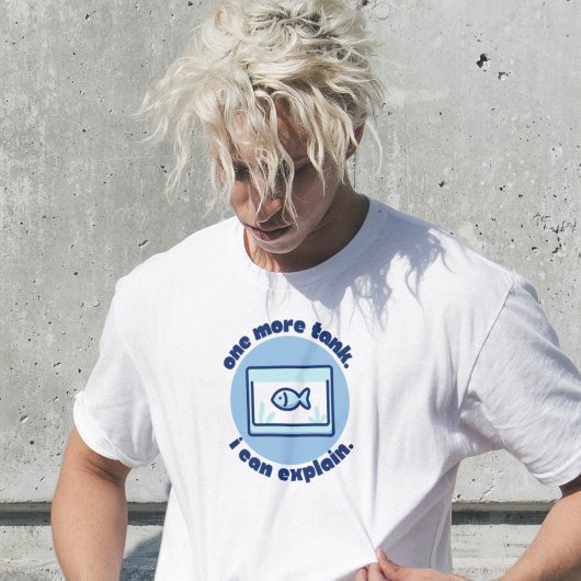 もう一つの水槽ができます 水族館の魚好き Tシャツ
