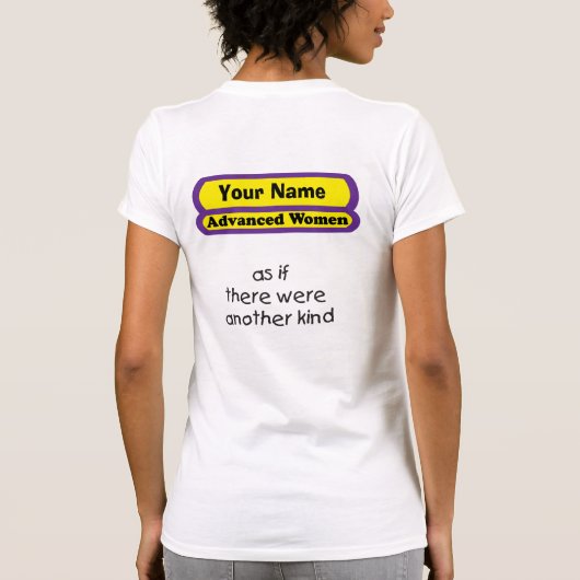 もう一つの種類があったように Tシャツ (裏面)