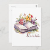 もう一つの章 – 本好き ポストカード (正面/裏面)