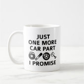もう一つの自動車部品を約束 コーヒーマグカップ (左)