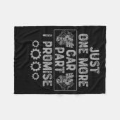 もう一つの自動車部品を約束 フリースブランケット (正面(横))