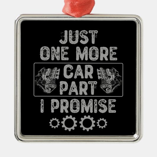 もう一つの自動車部品を約束 メタルオーナメント (正面)