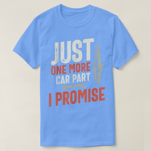 もう一つの自動車部品を約束 Tシャツ (デザイン正面)