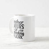 もう一つの8時間の働き掛け コーヒーマグカップ (正面左)
