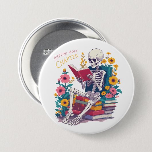 もう一つのSkeleton's 読 Book Reader 缶バッジ (正面&裏面)