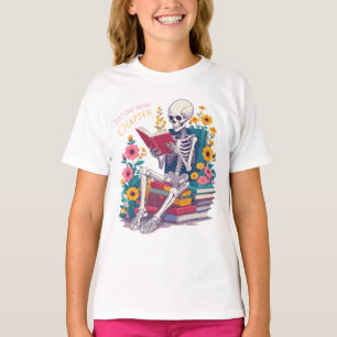 もう一つのSkeleton's 読 Book Reader Tシャツ
