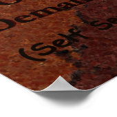 もう一つコーヒーの兆候があカスタマイズる ポスター (角)