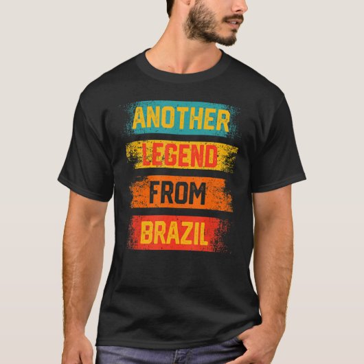 もう一つブラジル愛国者動揺しての伝説 Tシャツ (正面)
