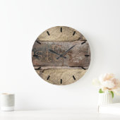 もう一つ壁にれんががが詰まった ラージ壁時計 (ホーム)