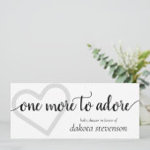 もう一つ崇拝すべき |ブラックハートフォトシャワー 招待状 (スタンド正面)