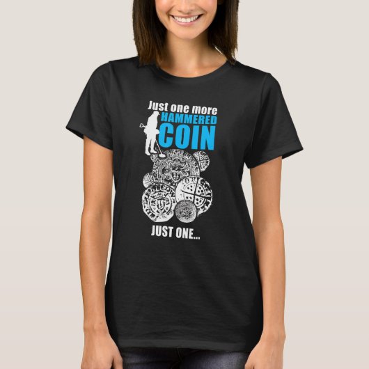 もう一つ打ち出したコイン金属探知機 Tシャツ (正面)