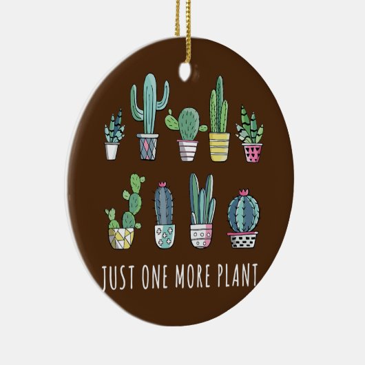 もう一つ植物サボテン母の多肉性ポット セラミックオーナメント (右)