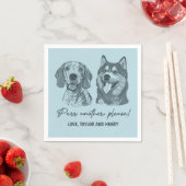 もう一つ、ペットカスタマイズのナ結婚プキン スタンダードカクテルナプキン (インサイチュ)