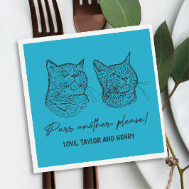 もう一つ、ペットカスタマイズのナ結婚プキン スタンダードカクテルナプキン