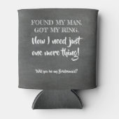 もう一つ – Bridesmaid おもしろい Proposal 缶クーラー (正面)