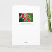 "もう一人のママへ"/母の日/花束 カード (裏面)