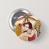 もう一人の女の子の楽園ボタン 缶バッジ (正面&裏面)