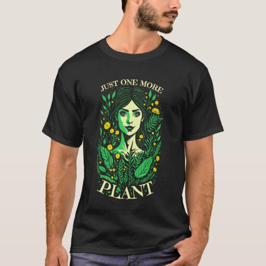 もう一人の植物愛好家 ガーデニング ガール ガーデニング Tシャツ (正面)