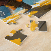 もう一人の海賊と船で戦う小海賊 ジグソーパズル (側面)