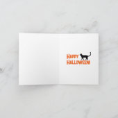 もう一人の crazy cat lady 魔女のハロウィン シーズンカード (内部)