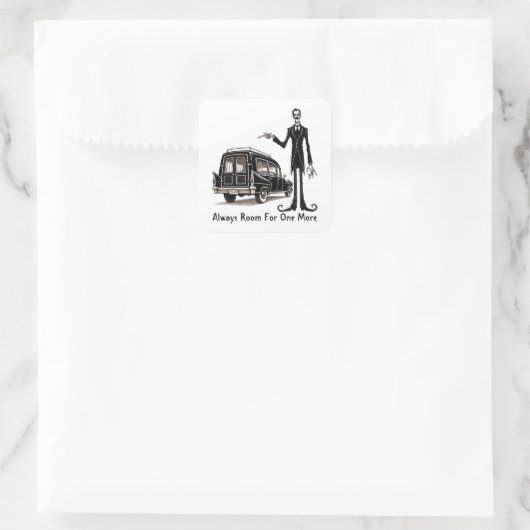 もう一人入る余地 スクエアシール (バッグ)