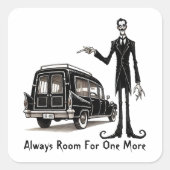 もう一人入る余地 スクエアシール (正面)