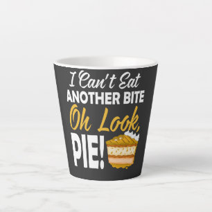 もう一口も食べ食べられない カフェラテマグ