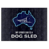 もう一台の車は犬ぞりだ カッティングボード (正面)