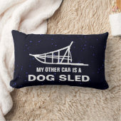 もう一台の車は犬ぞりだ ランバークッション (ブランケット)