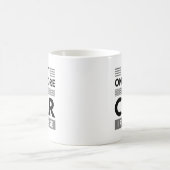 もう一台の車を約束する コーヒーマグカップ (中央)