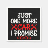 もう一台の車を約束する スタンダードカクテルナプキン (正面)