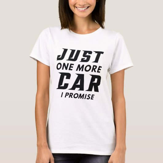 もう一台の車を約束する Tシャツ (正面)