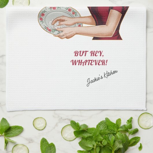 もう一品では君の一生を変えられなおもしろいい キッチンタオル (折り畳み)