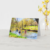 もう一年も冒険に満ちてほしいと思う カード (黄色い花)