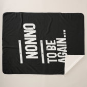 もう一度いられない |祖父ギフト シェルパブランケット (正面(横))