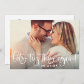 もう一度この写真モダンを結婚見よう セーブザデート (正面/裏面)