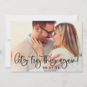 もう一度この写真モダンを結婚見よう セーブザデート (正面)