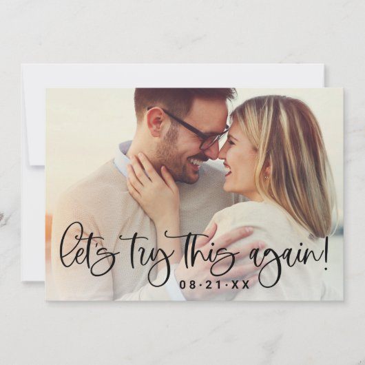 もう一度この写真モダンを結婚見よう セーブザデート (正面)