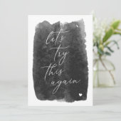 もう一度これを試してみよう日付カードを変更する 招待状 (スタンド正面)